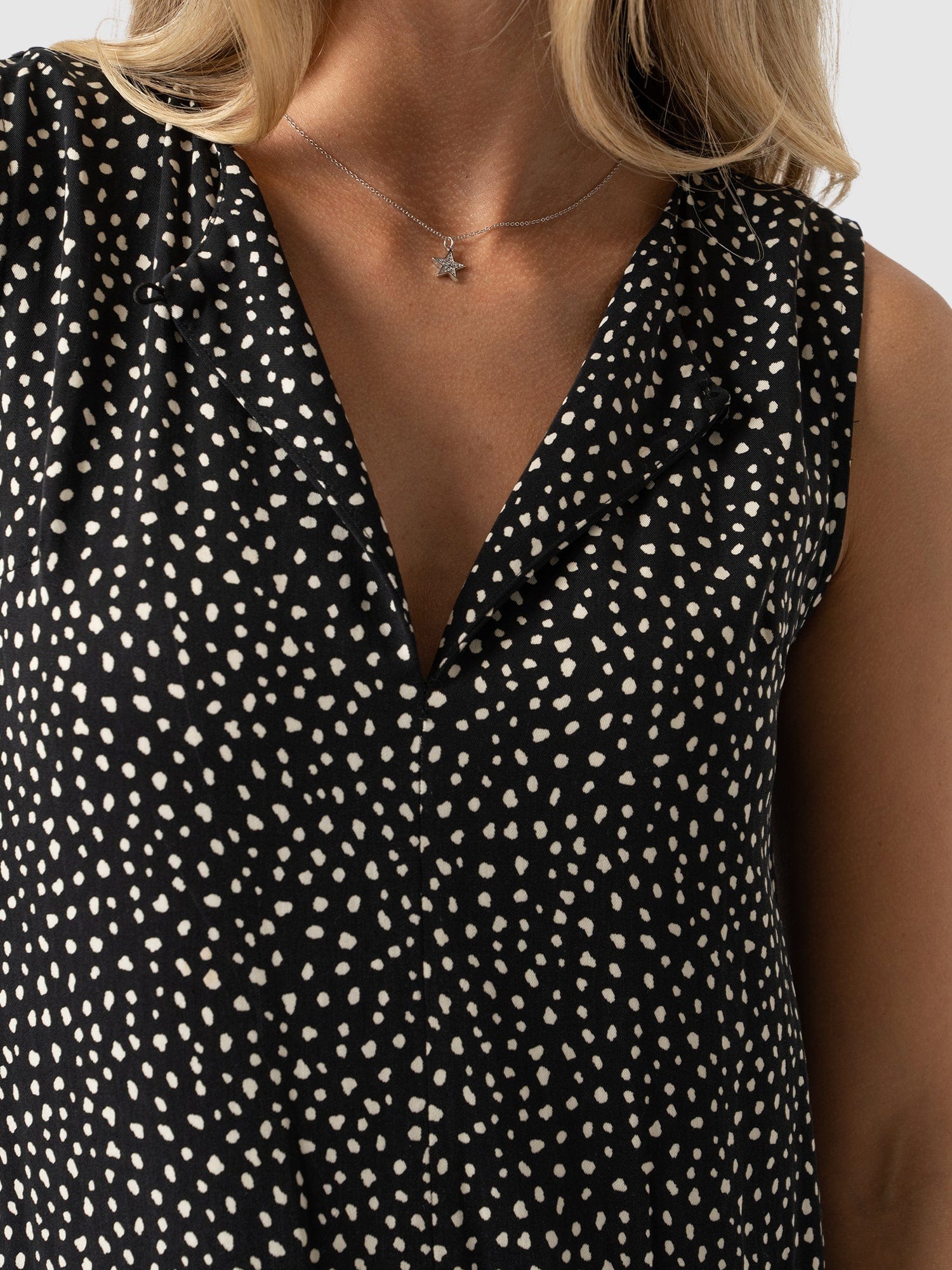 Greenwich Dress Spot Print - Women's Dresses | Saint + Sofia® EU